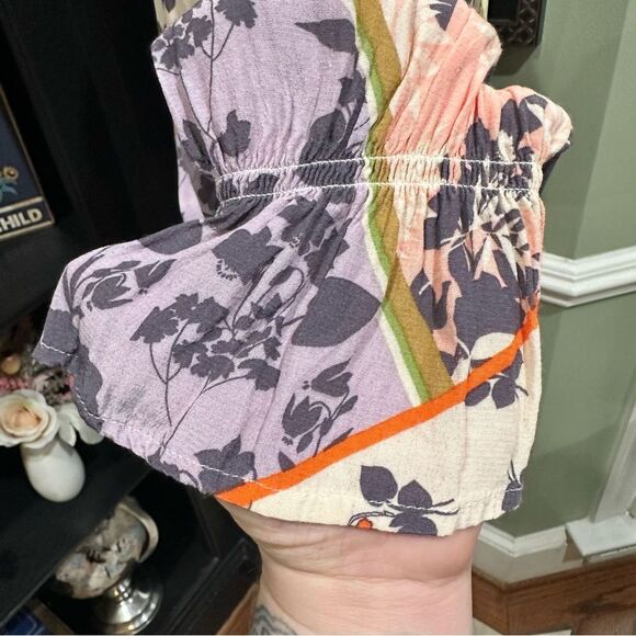 Sanctuary Floral Patchwork Boho Blouse - Size M - Picture 4 of 11